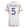 Belgien Jan Vertonghen #5 Bortatröja VM 2022 Korta ärmar